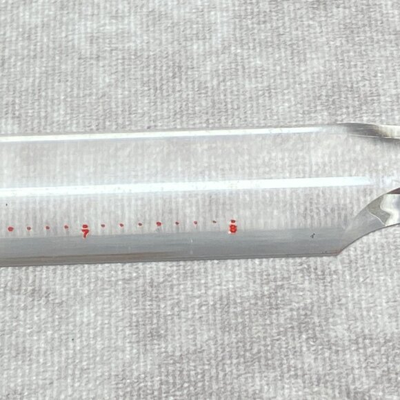 Bausch & Lomb Acrylic Magnifying Ruler With Black Case 8" Durable Optical Tool - Picture 5 of 15